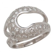 18K White Gold Pav Diamond Jacket