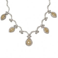 18K White Gold Convertible Necklace
