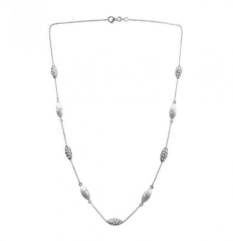 Diamond And White Gold Beads By The Yard