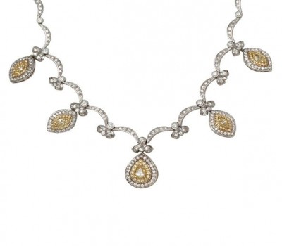 18K White Gold Convertible Necklace